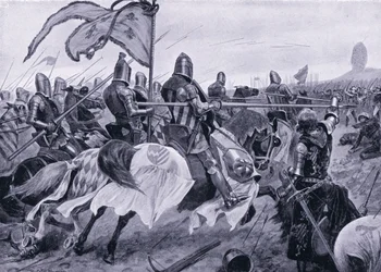 De Slag bij Crecy AD1346, 1920